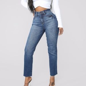 Burning Love High Rise Mom Jeans